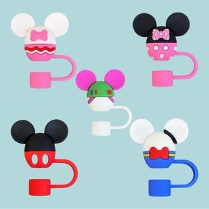 NIP Disney 5pc Straw Toppers